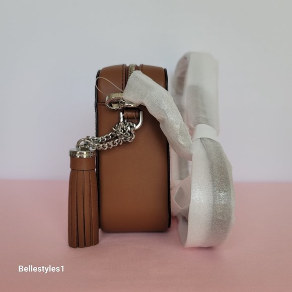 MICHAEL KORS Jet Set Medium Signature Logo Print Camera Bag-Geranium Multi - Picture 8 of 16